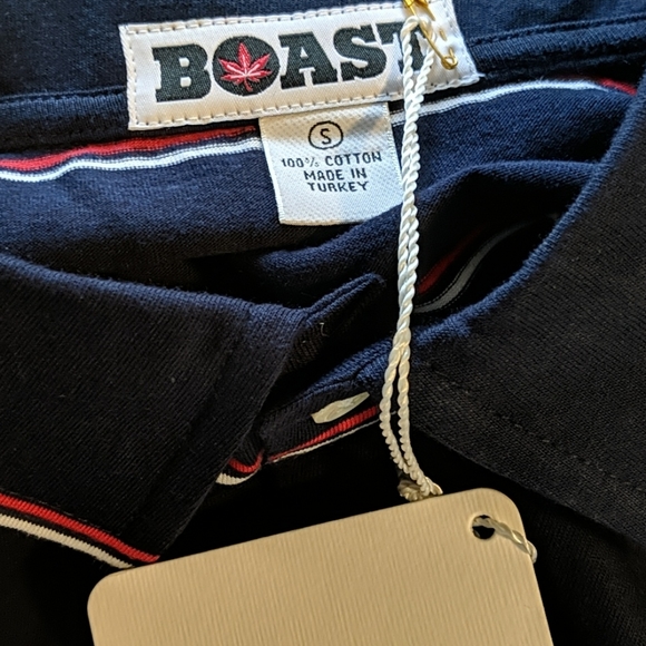 NWT Boast Jersey Striped Shirt Size Small - Picture 8 of 8